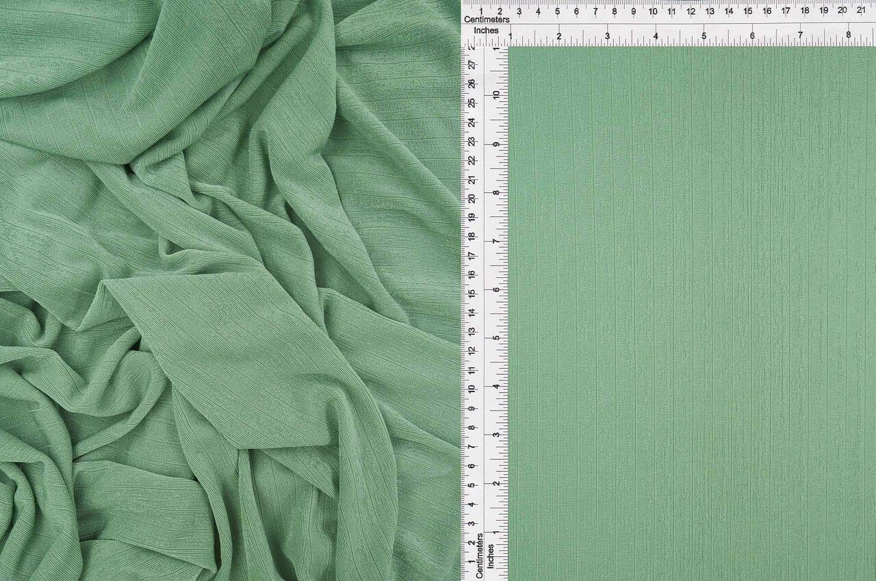 1 Yard 13x1 Rib Slinky Stretch Knit Fabric 52/54" Inch Wide for Loungewear and Tops